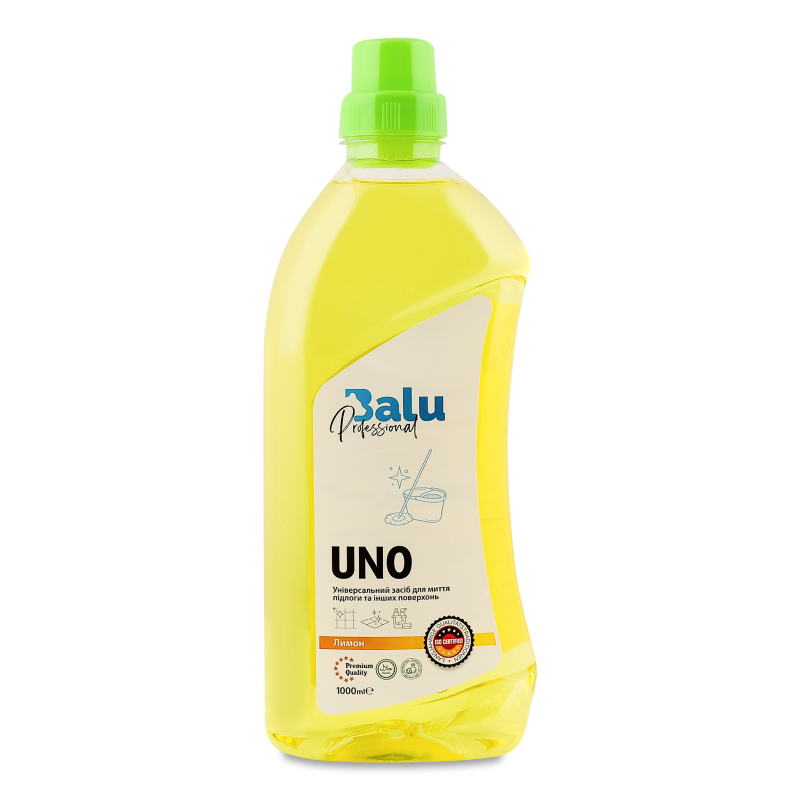 Засіб д/миття підлоги та інших поверхонь Уно Лимон 1000мл Балу