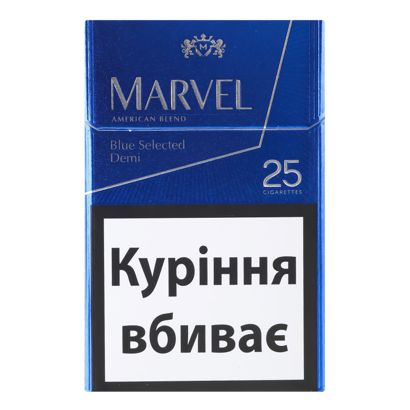 Сигарети з фільтром Marvel Demi Blue Selected 25шт Marvel