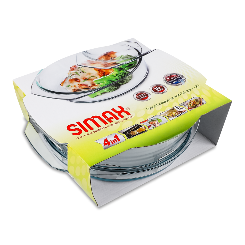 Каструля Колор 3,5л з кришкою 26,8*11,8см артs6226-6236 Сімакс