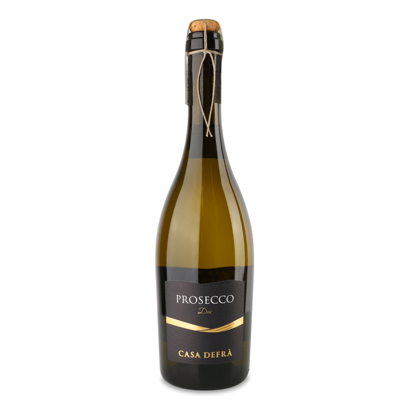 Вино ігристе Просекко Фрізанте Спаго біле сухе 10,5% 0,75л Каса Дефра
