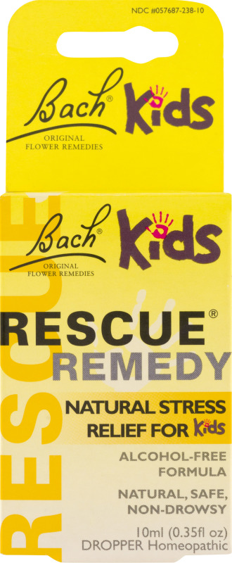 Bach Kids Rescue Remedy Natural Stress Relief for Kid Dropper Bach ...