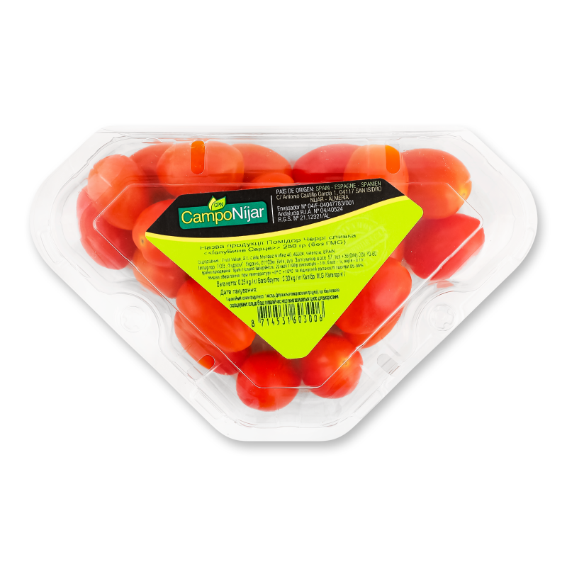 Помідор Черрі сливка 250г