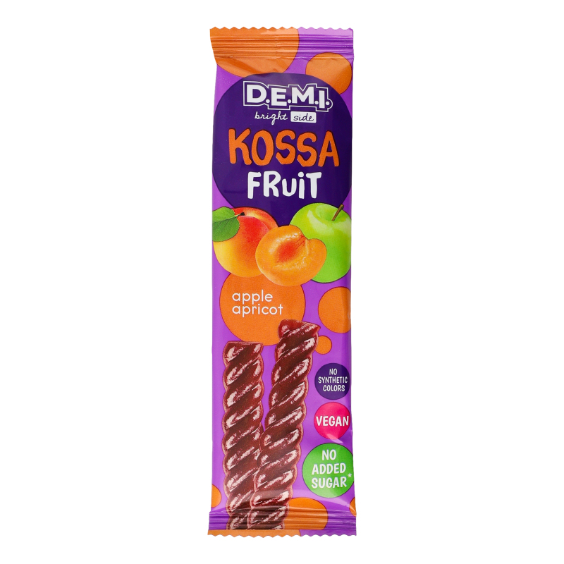 Пастила фруктова Apple-apricot Kossa Fruit D.E.M.I. м/у