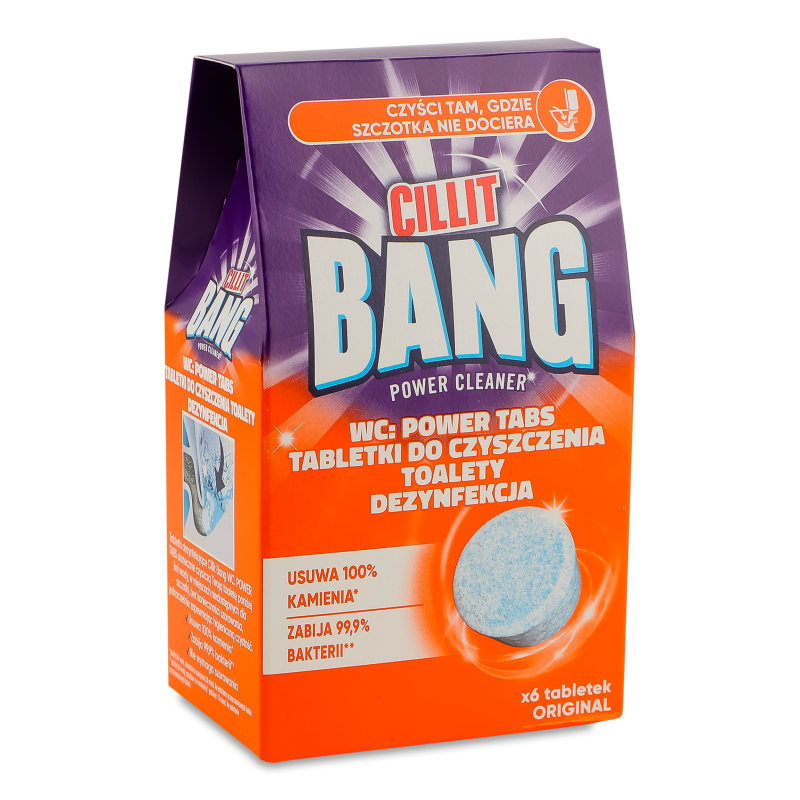 Таблетки д/чищення унітаза Original 6*22,5г Cillit Bang