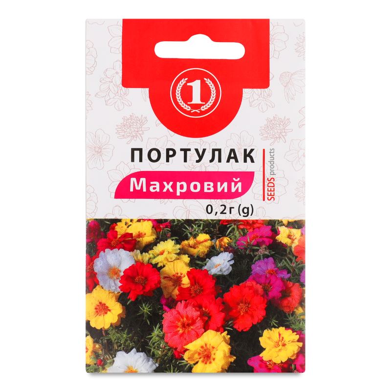 Насіння Портулак махрова суміш 0,2г ТМ “1”