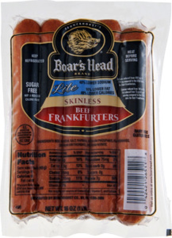 Boar's Head Frankfurters Lite Beef Skinless Boar's Head(42421265118