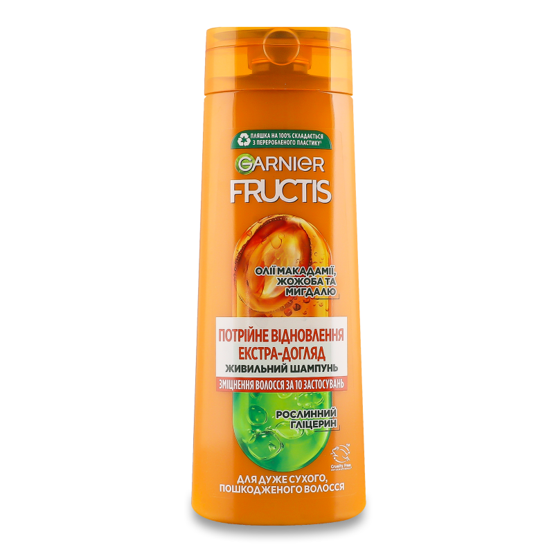 Шампунь-масло Fructis Потрійне відновлення д/пошкодженого та сухого волосся 400мл Garnier