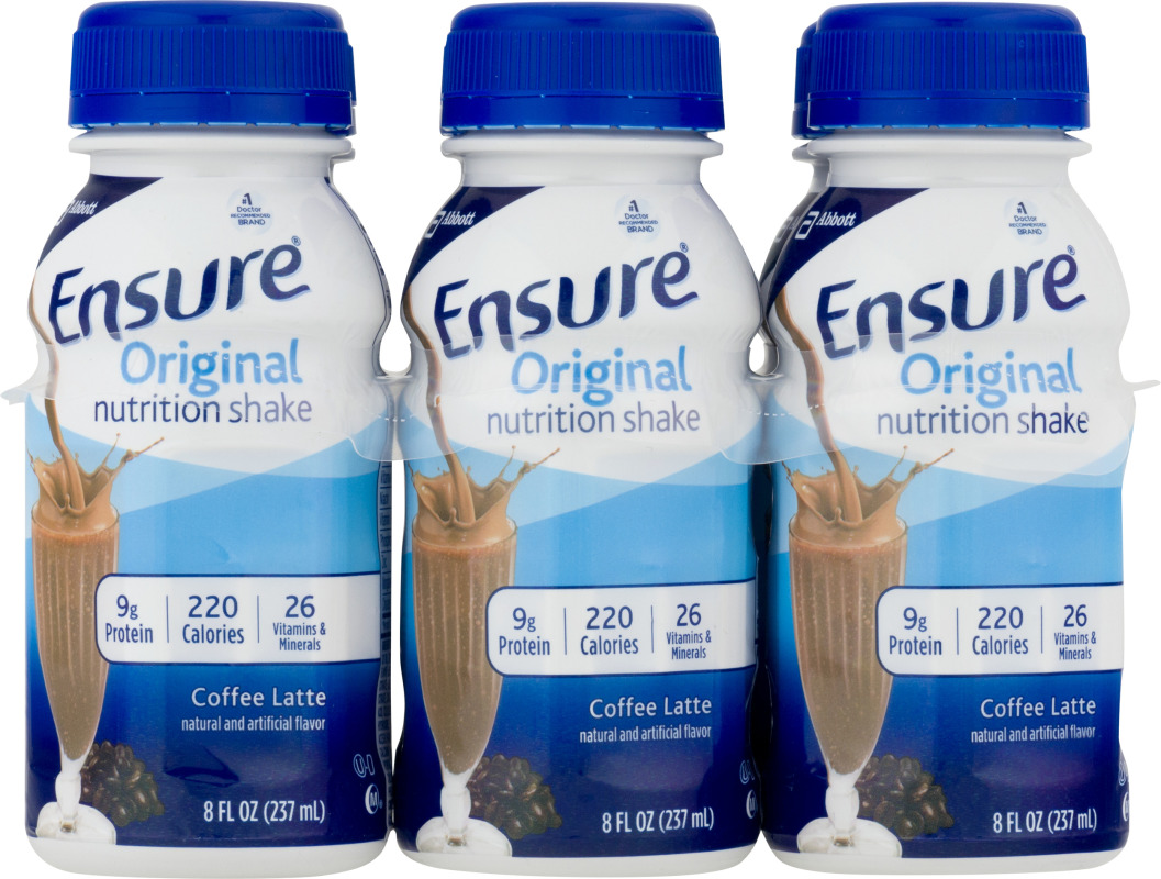 Ensure Original Nutrition Shake Coffee Latte 6 CT Ensure(70074560168