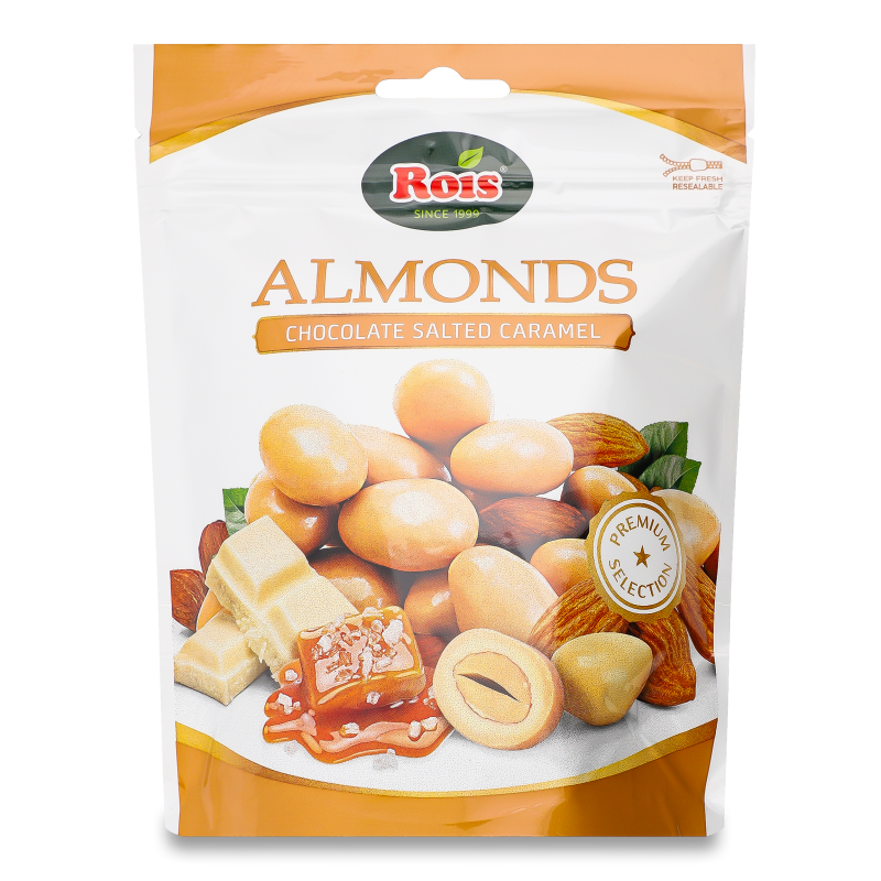Мигдаль в солоній карамелі 90г Rois