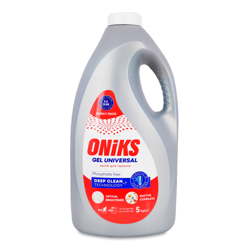 Засіб д/прання Gel Universal рідкий 5кг Oniks