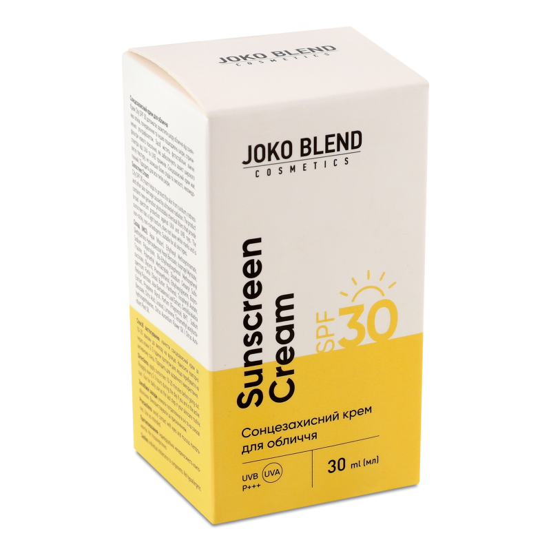 Крем д/обличчя сонцезахисний SPF30 30мл Joko Blend