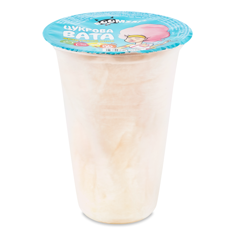 Вата цукрова Фруктовий Мікс 16г стакан Бумза
