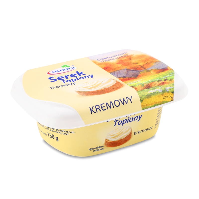 Сир плавлений вершковий 50% 150г Mlekpol