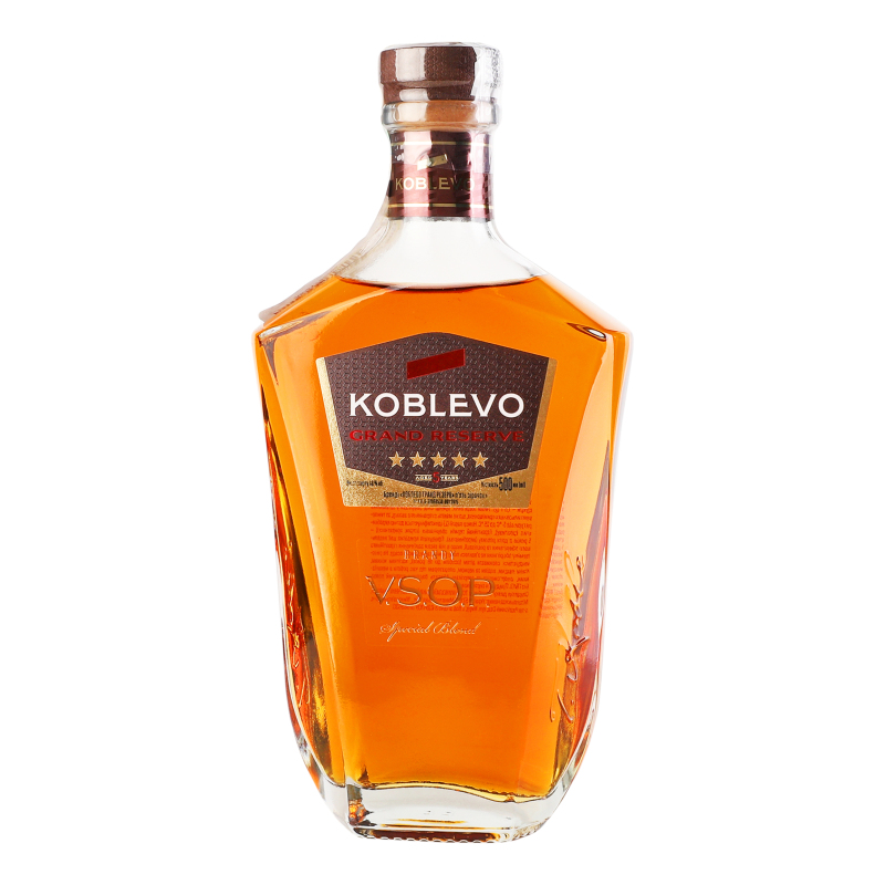 Бренди 500мл 40% 5 звезд VSOP Grand Reserve Koblevo бут Koblevo