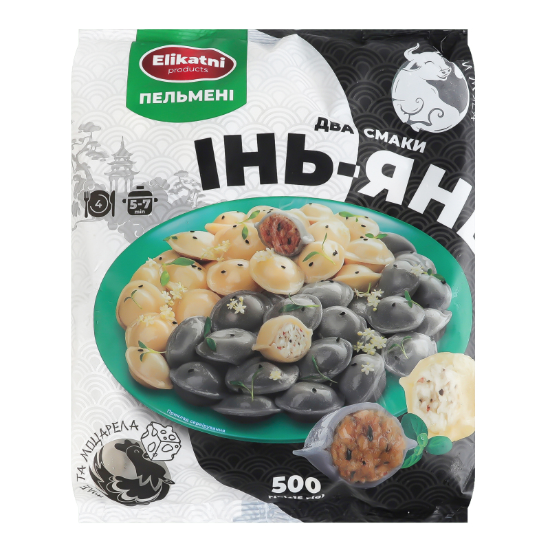Пельмені Інь-янь Elikatni products м/у