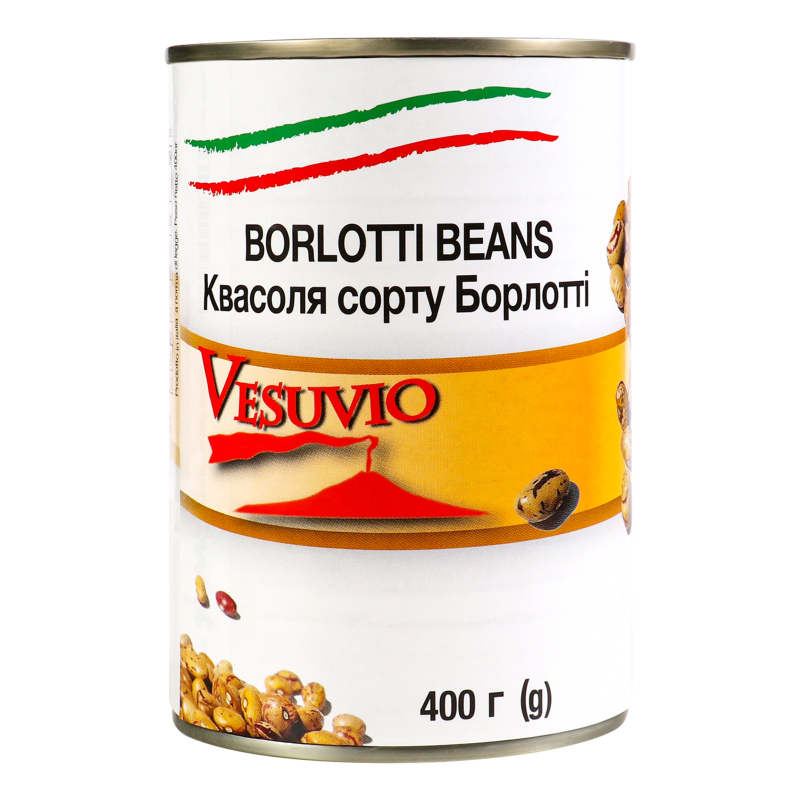 Квасоля сорту Борлотті Vesuvio з/б