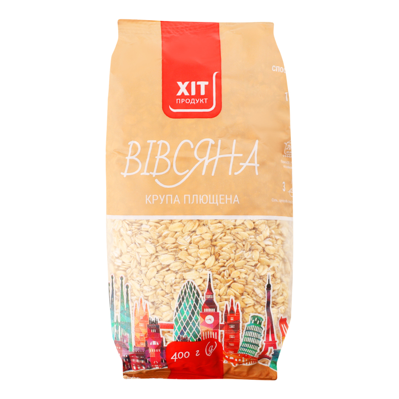 Крупа вівсяна плющенна Хіт продукт м/у
