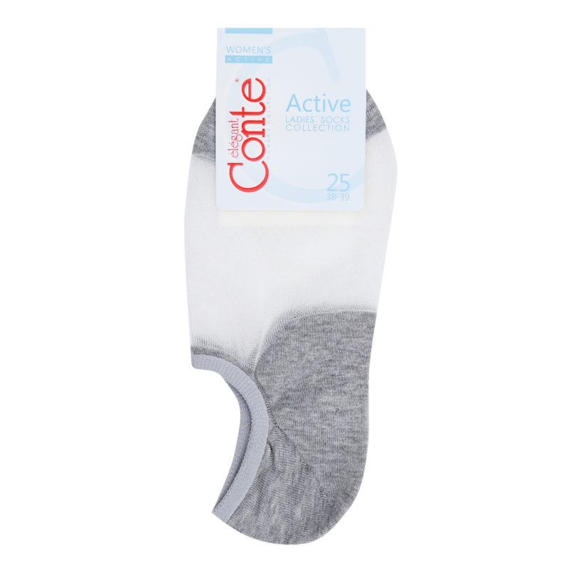 Носки женские короткие Conte Active №18С-4СП 25 серый Conte elegant ...