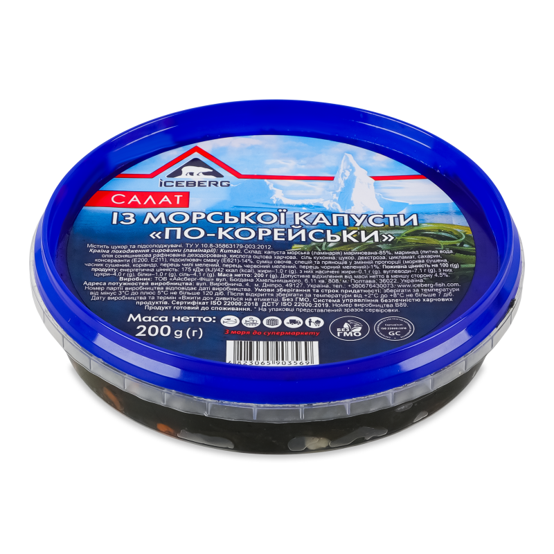 Салат з морської капусти По-корейськи 200г Iceberg