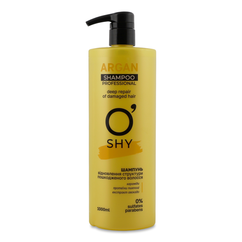 Шампунь Арган Відновлення структури пошкодженого волосся 1000мл О”Ші