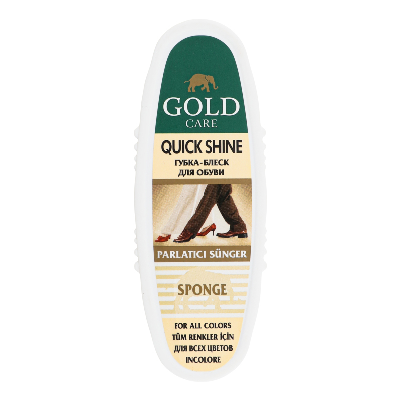 Губка-блеск для обуви всех цветов №GC4005 Gold Care 1шт Gold Care ...