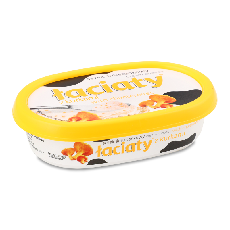Крем-сир вершковий з лисичками 57% 135г Laciaty