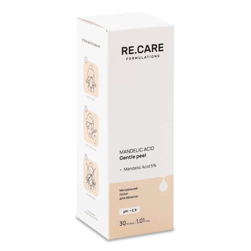 Пілінг д/обличчя Мигдальний 30мл RE.CARE
