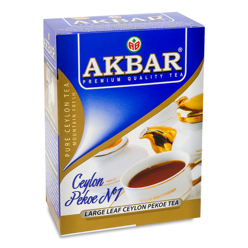 Чай Pekoe чорний крупнолистовий 100г Akbar