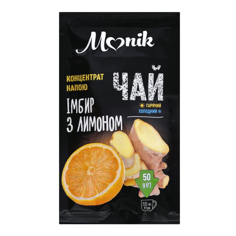 Концентрат напою Імбир з лимоном Чай Monik м/у