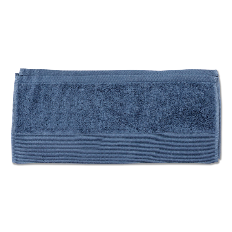 Рушник Анілтекс темно-синій бамбук 40*70см 600г/м2 Anilsan