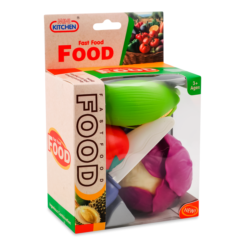 Набір іграшковий Овочі+ніж