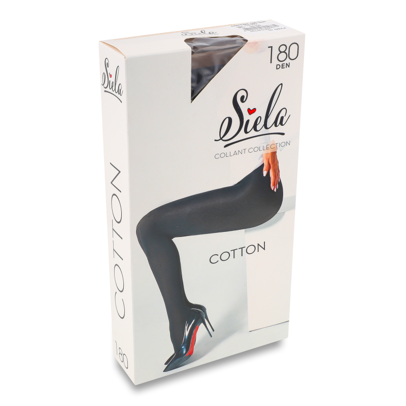 Колготи жіночі Коттон неро 180ден р.3 Сіела