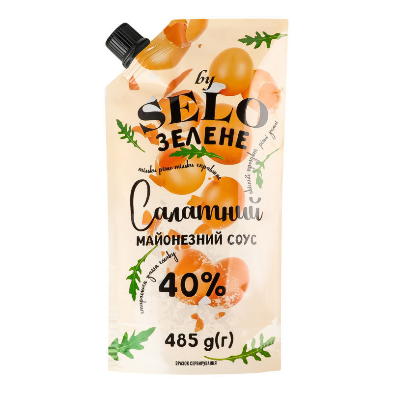 Соус майонезный 40% Салатный Selo Зелене д/п 485г Selo Зелене
