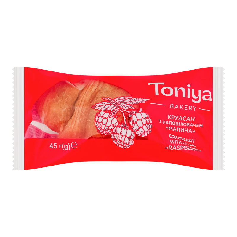 Круасан з наповнювачем Малина Toniya м/у