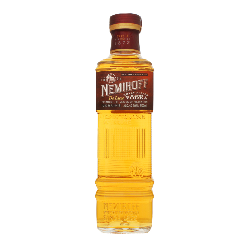 Настойка 0.5л 40% медовая с перцем De Luxe Nemiroff бут Nemiroff ...