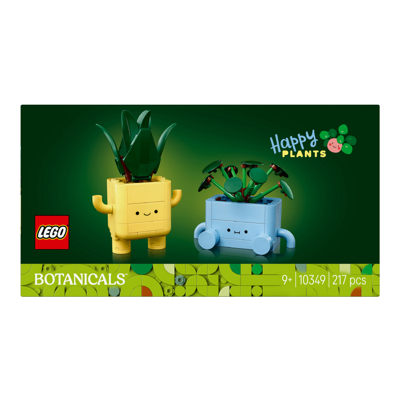 Конструктор для детей от 9лет №10349 Happy plants Botanicals Lego