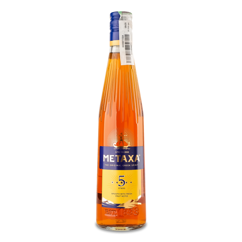 Напій алкогольний ***** 38% 0,5л Метакса