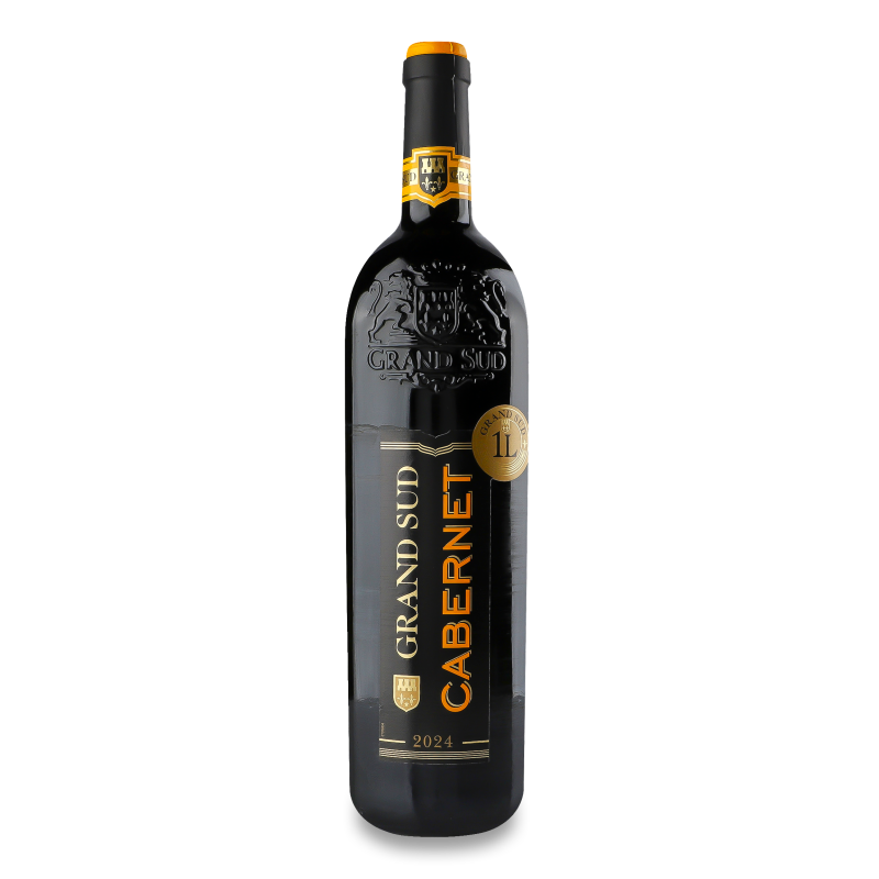 Вино Cabernet червоне н/сухе 13,5% 1л Grand Sud