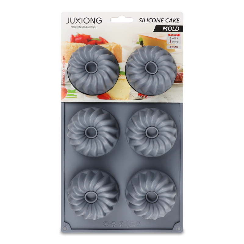 Форма д/випікання на 6кексів силікон KYYW252