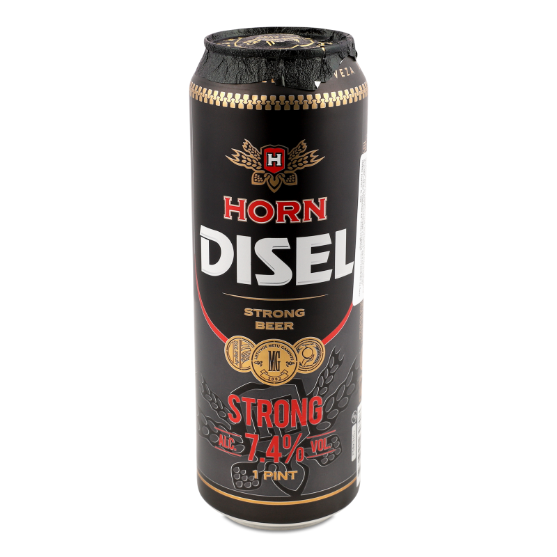 Пиво Strong світле 7,4% 0,568л ж/б Horn Disel