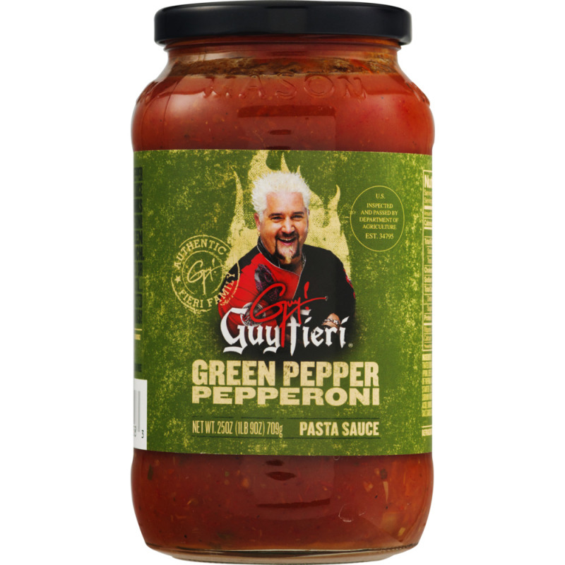Guy Fieri Pasta Sauce Green Pepper Pepperoni Guy Fieri(876045004583