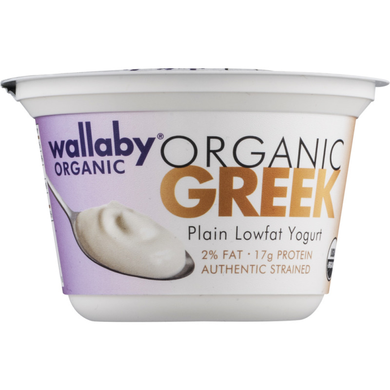 Wallaby Organic Greek Lowfat Yogurt Plain Wallaby(795709060508