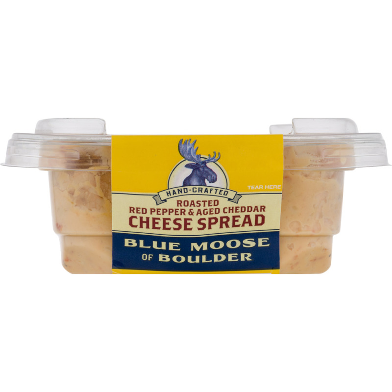 Blue Moose of Boulder Cheese Spread Roasted Red Pepper & Aged Cheddar