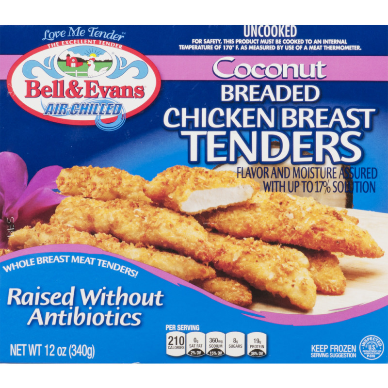 Bell & Evans Coconut Breaded Chicken Breast Tenders Bell & Evans