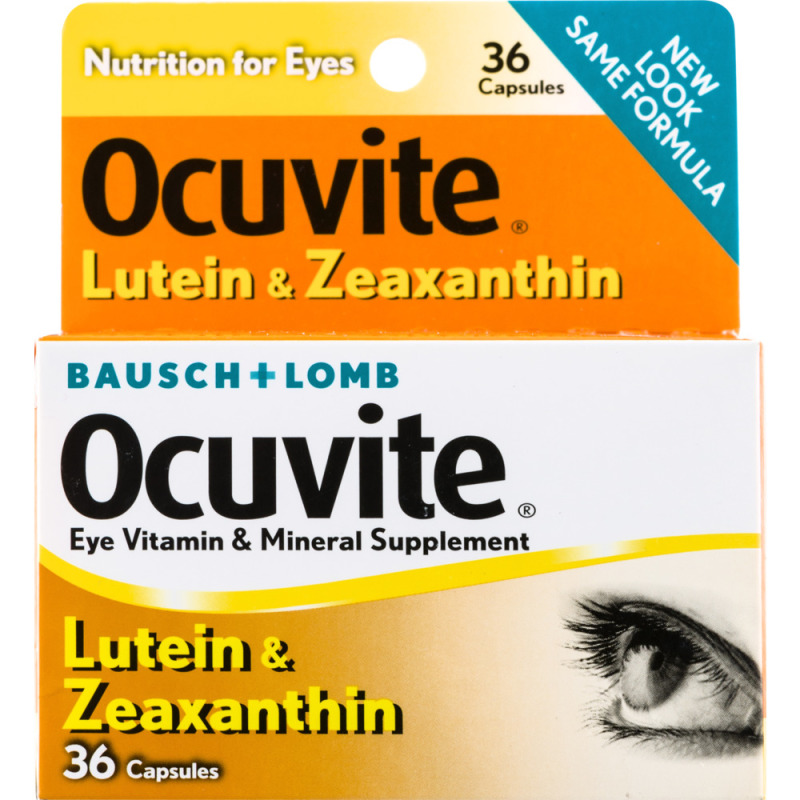 Bausch + Lomb Ocuvite Lutein & Zeaxanthin Eye Vitamin & Mineral