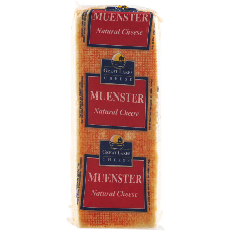 Great Lakes Cheese Natural Muenster Cheese Great Lakes 207058000000 Great Lakes Cheese Natural Muenster Cheese Great Lakes 207058000000