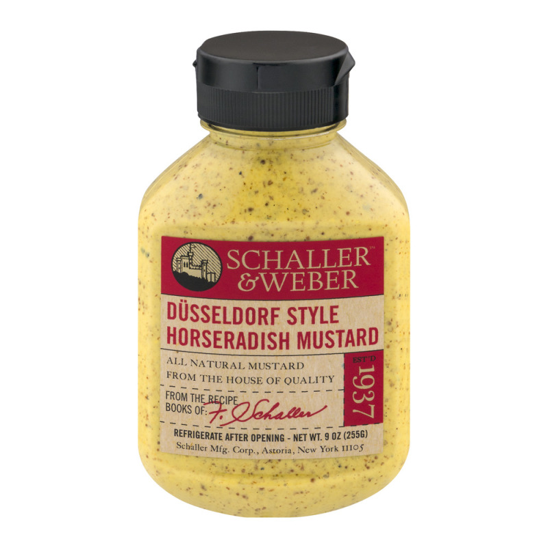 Schaller & er Dusseldorf Style Horseradish Mustard Schaller & er(753633009109) customers