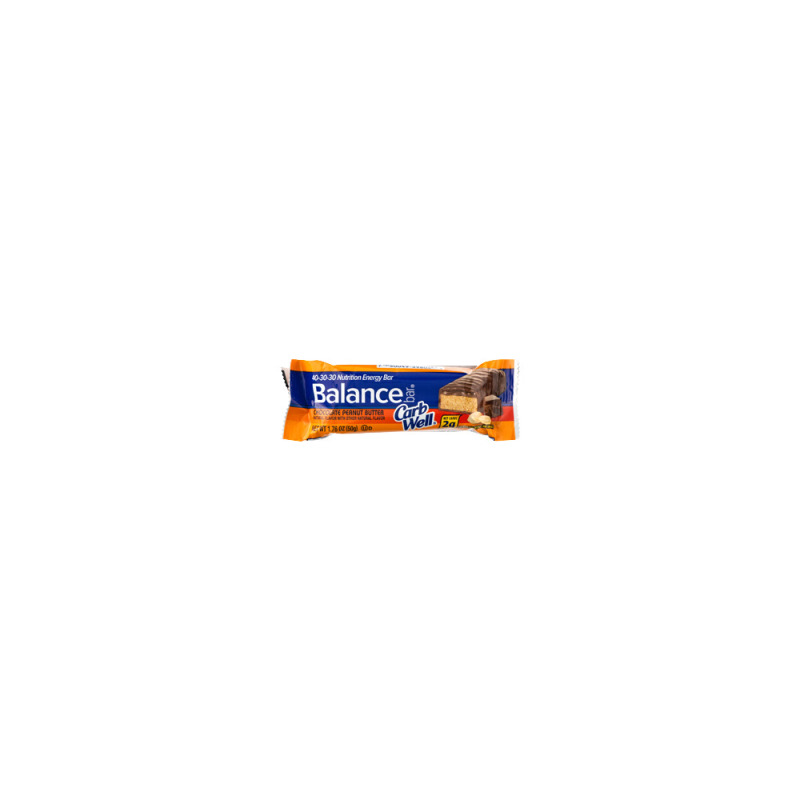 Balance Bar Carb Well Chocolate Peanut Butter Nutrition Bar Balance Bar ...