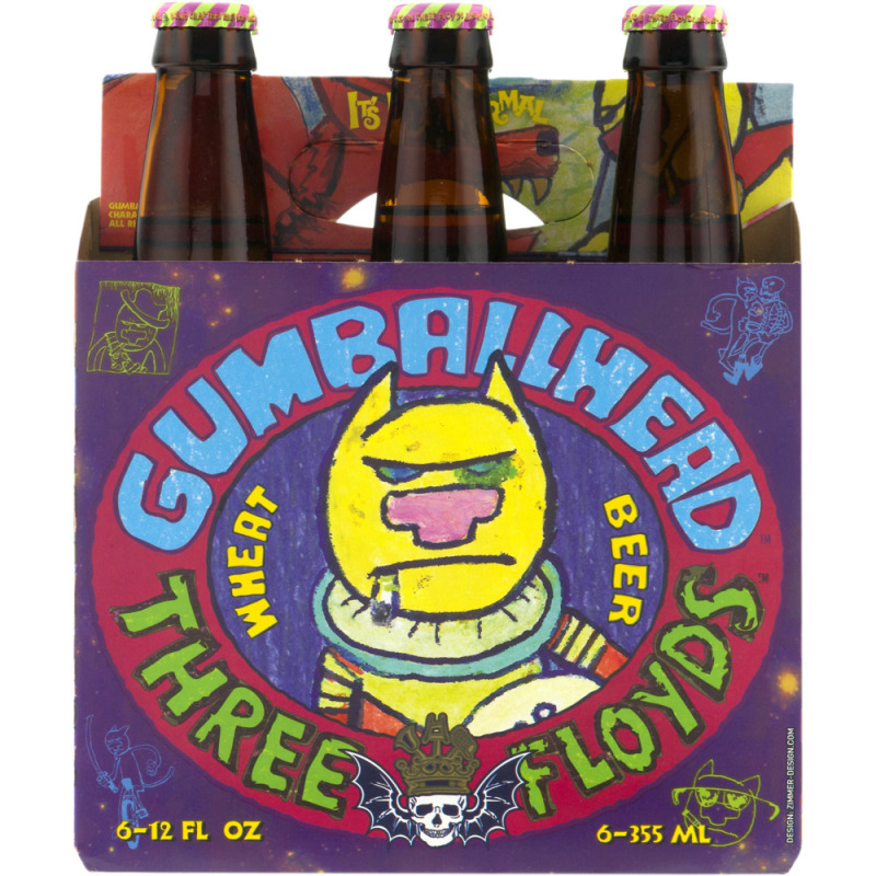 Three Floyds Gumballhead Wheat Beer 6 PK Three Floyds(652682012026
