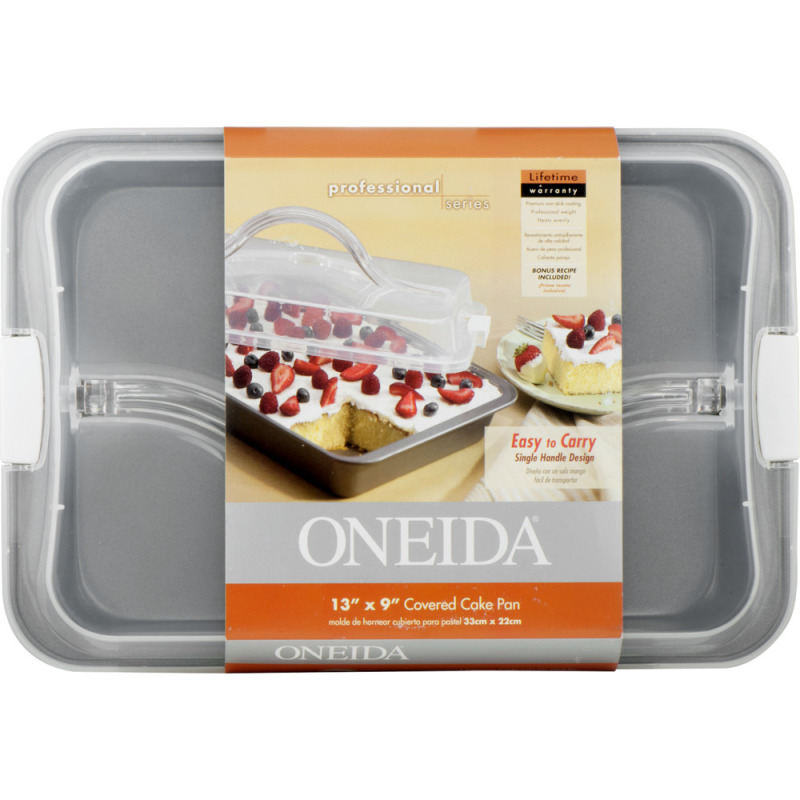 Oneida 13'' x 9'' Covered Cake Pan Oneida(76753043076): customers ...